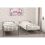 Seconique Seconique Ventura 3ft Metal Bunk Bed - Silver 9