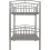 Seconique Seconique Ventura 3ft Metal Bunk Bed - Silver 5