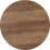 Seconique Quebec Round Coffee Table Set Metal Plastic Feet-Medium Oak Effect/Black 7