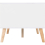Seconique Nordic 2 Drawer Coffee table White/Distressed Effect - Metal Handles 10