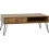 Seconique Ottawa 1 Drawer Coffee Table MDF Drawer Base Medium Oak Effect/Black 10