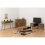 Seconique Ottawa 1 Drawer Coffee Table MDF Drawer Base Medium Oak Effect/Black 18