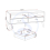 Seconique Nordic 2 Drawer Coffee table White/Distressed Effect - Metal Handles 8