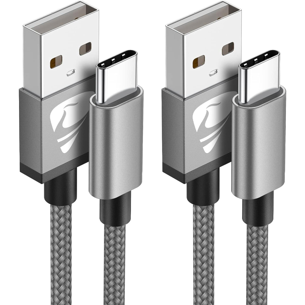 Photos - Cable (video, audio, USB) Yosou USB C Charger Cable 2M 2Pack USB A to USB C Type C Charger Fast Charging 3A Lead Braided for Samsung Galaxy S22 S21 S2