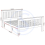 Seconique Monaco 4ft6 Double Bed High Foot End in Grey and Oak 3