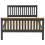 Seconique Monaco 4ft6 Double Bed High Foot End in Grey and Oak 4