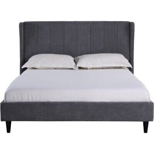 Seconique Arctic King Size Bed - Dark Grey Fabric 1