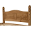 Seconique Corona King 5ft Bed Frame High Foot End Distressed Waxed Pine 13