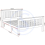 Seconique Monaco 5ft Kingsize Bed High Foot End in Grey and Oak 3