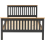 Seconique Monaco 5ft Kingsize Bed High Foot End in Grey and Oak 4