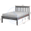 Seconique Matteo 4'6" Bed Low Foot End - White 2