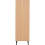Seconique Leon 1 Door 2 Shelf Cabinet Medium Oak Effect Adjustable Shelving 14