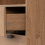 Seconique Leon 2 Drawer 2 Shelf Cabinet Medium Oak Effect Metal Legs 15