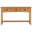 Seconique Seconique Corona Solid Mexican Waxed Pine Large Console Table with 3 drawers and shelf 3
