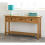 Seconique Seconique Corona Solid Mexican Waxed Pine Large Console Table with 3 drawers and shelf 8