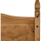 Seconique Corona  Double 4ft 6inch Bed Frame Low Foot End Distressed Waxed Pine 13