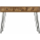 Seconique Ottawa 3Drawer Console Table With Metal Handles Medium Oak Effect/Black 12