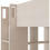 Seconique Jupiter High Sleeper Bed Storage Frame in White and Grey 2 Man Delivery 11