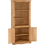 Seconique Corona 2 Door Display Unit/Bookcase - Distressed Waxed Pine 3