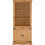 Seconique Corona 2 Door Display Unit/Bookcase - Distressed Waxed Pine 4