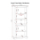 Seconique Corona 2 Door Display Unit/Bookcase - Distressed Waxed Pine 2