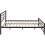 Seconique Kelly 5ft Metal Bed Frame in Black Finish 4