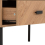 Seconique Leon 2 Drawer Coffee Table Medium Oak Effect Metal Legs 12