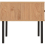 Seconique Leon 2 Drawer Coffee Table Medium Oak Effect Metal Legs 14