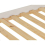Seconique Neptune Single 3ft Bunk MDF Bed Frame White With Pine Slats 11
