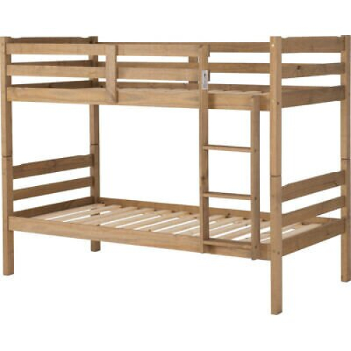 Seconique Seconique Panama Pine Bunk Bed  - Solid Waxed Pine - 3ft Single 1