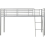 Seconique Kora Mid Sleeper Metal Bed Frame in Silver Finish fits  3ft Single Mattress 5