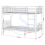 Seconique Seconique Ventura 3ft Metal Bunk Bed - Black 3