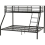Seconique Seconique Tandi Triple Metal Sleeper Bunk Bed - Black 2