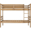Seconique Seconique Panama Pine Bunk Bed  - Solid Waxed Pine - 3ft Single 3