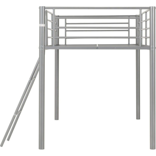 Seconique Kora Mid Sleeper Metal Bed Frame in Silver Finish fits  3ft Single Mattress 1