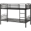 Seconique Seconique Ventura 3ft Metal Bunk Bed - Black 4
