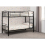 Seconique Seconique Ventura 3ft Metal Bunk Bed - Black 9