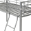 Seconique Kora Mid Sleeper Metal Bed Frame in Silver Finish fits  3ft Single Mattress 4