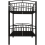 Seconique Seconique Ventura 3ft Metal Bunk Bed - Black 6