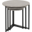Seconique Athens Round Nest of Tables Concrete Effect/Black 6