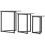 Seconique Athens Round Nest of Tables Concrete Effect/Black 7