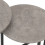 Seconique Athens Round Nest of Tables Concrete Effect/Black 8