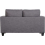 Seconique Tempo Two Seater Sofa-in-a-Box Grey Fabric 4