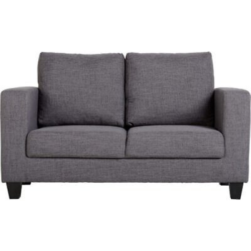 Seconique Tempo Two Seater Sofa-in-a-Box Grey Fabric 1