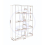 Seconique Naples 4 Shelf Medium Bookcase Shelving Unit - Black & Pine Effect 14
