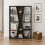 Seconique Naples 4 Shelf Medium Bookcase Shelving Unit - Black & Pine Effect 9