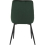 Seconique Quebec Straight Edge Dining Set Medium Oak Effect with Green Velvet Chairs 8