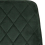 Seconique Quebec Straight Edge Dining Set Medium Oak Effect with Green Velvet Chairs 9