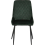 Seconique Quebec Straight Edge Dining Set Medium Oak Effect with Green Velvet Chairs 4