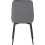 Seconique Quebec Straight Edge Dining Set Medium Oak Effect with Grey Velvet Chairs 10